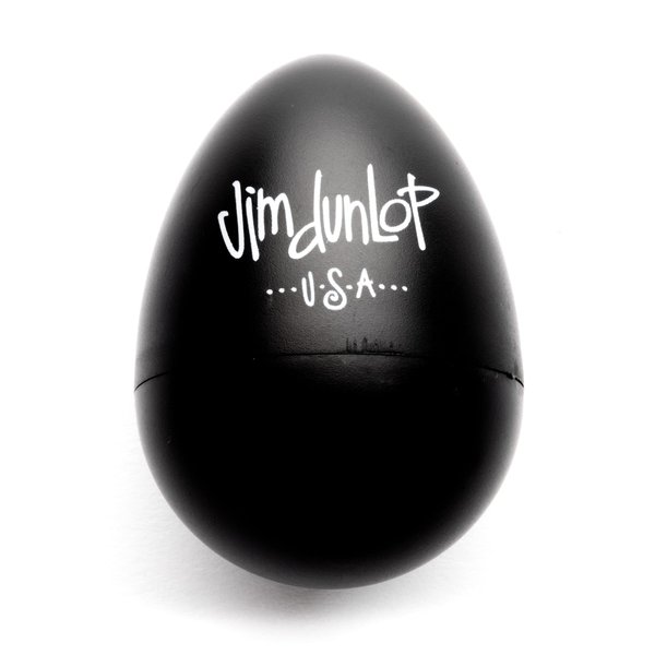 Jim Dunlop 9103TBK Egg Shaker, Black, 2/Pack
