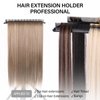 AliLeader Hair Extension Tool Tray with 2Pcs Hair Comb for Wig Stand Tripod Hair Extension Holder for Styling Hair Hanger for Washing,Coloring and Blow-Drying of Weft,Clip-In,Tape-In Extensions