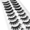 Lashes Pack, Faux Mink Lashes 20 Pairs 4 Styles, 15-20mm 5D Faux mink false eyelashes, Volume Fake eye Lashes, Faux Mink Eyelashes Pack B