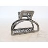 Generic Small rose gold silver or dark silver tone metal hair claw clip (Primary color: Shiny silver)
