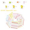 IHUKEIT 10 Sheets Cute Nail Stickers for Kids Including Animals Fruits Flowers Food Rainbow Leaves Designs Self Adhesive Nail Decals for Little Girls Women Nail Art Decoration Fun