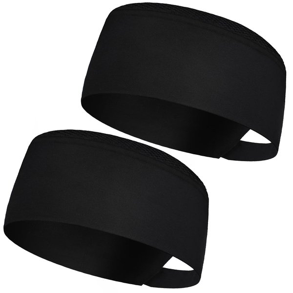 Chef Hats for Men Women Chef Beanie Chef Caps for Men (Black,2 Pieces)