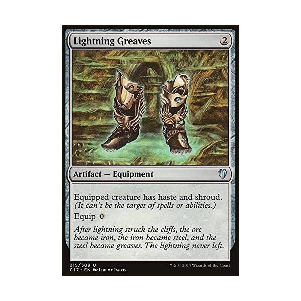 Magic: The Gathering Singles Lightning Greaves (215) Commander 2017 C17