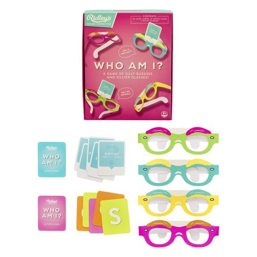 Ridley’s Who Am I? Guessing Game – Silly Family Game for 2-4 Players, Ages 8+ – Wacky Guesses and Instructions Included – Funny Party Games for Kids and Adults