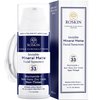 Roskin Invisible Mineral Sunscreen for Face with Non Nano Zinc Oxide - Clinically Tested Nontinted Face Sunscreen with SPF 33 Broad Spectrum & Blue Light Protection - For All Skin Types (1.7 Fl Oz)