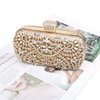 DA BODAN Womens Sparkly Rhinestone Crystal Clutch Bag Glitter Sequin Bridal Purse Evening Handbag for Wedding Party Prom
