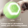 Pawmic Interactive Cat Toy Moving Cat Toy Ball, Sports for Indoor Cats Activate Hunting Instincts (Green)