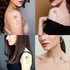 Dopetattoo 6 sheets Temporary Tattoos Infinity Symbols Family Symbol Love for Women Fake tattoos for Neck Arm Face Body