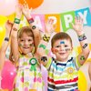 Cherisnowy 48 PCS Game Party Favors 24PCS Tattoos Sticker 24PCS Slap Bracelets Wristbands Perfect for Themed Birthday Baby Showers or Classroom Rewards Ideal Decor and Gifts for Girls and Boys