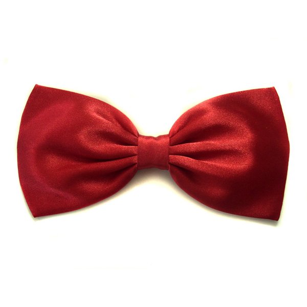 EmilyRose Couture Shiny Satin Red Hair Bow (Alligator Clip)
