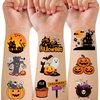 50 PCS Halloween Tattoos for Kids Party Decorations, Halloween Treats for Party Supplies Favors, Halloween Goodie Bag Stuffers Games for Boys Girls
