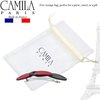 Camila Paris CP2254 French Hair Barrette Clip for Girls, Handmade, Metal Automatic Clasp Strong Hold Grip Hair Clips for Women, No Slip and Durable Styling Girls Hair Accessories, Made in France