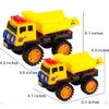 Ovewibi Construction Truck Toys, Dump Truck for Boys & Girls 3-5 Years, Vehicle Friction Powered Cars (Small)
