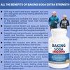 Baking Soda Aluminum Free 1300mg Per Pill Extra Strength Organic Use Pure Baking Soda Capsules for Health & Wellness. Baking Soda Tablets 120 Pills