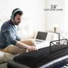 Explore Land Stretchy 88 Keys Piano Keyboard Dust Cover with Music Stand Opening for Digital Electronic Piano (88, Black)