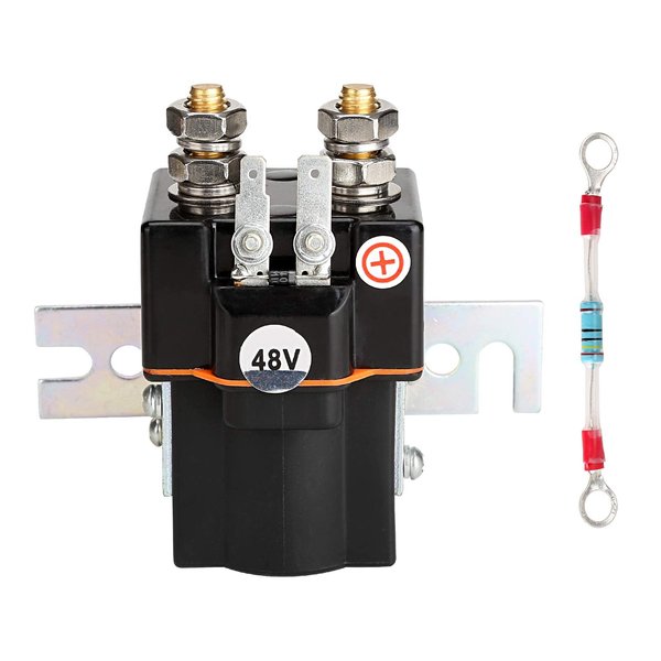 10L0L Golf Cart 48V Solenoid for Club Car DS & Precedent 2000-up, with Resistor, OEM# 101908701 102774701 1014947