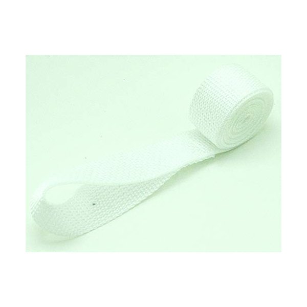 Sailboat Sail Ties 48", 1" Polypropylene Webbing - Set of 6 (White)