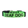 Native Pup Deaf Dog Collar| Hard of Hearing Warning| (Medium)
