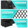 MaxGear Mesh Desk Organizer, Desktop Organizer with Drawer, Office Supplies Multi-Functional Caddy, Metal Stationary Black Desk Caddy, 6 Compartments, 8.7 x 5.5 x 5 inch, 1 Pack