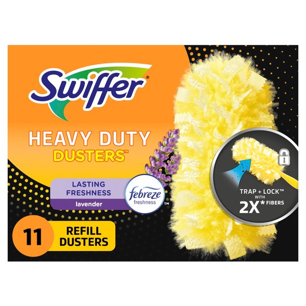 Swiffer Dusters Multi-Surface Heavy Duty Duster Lavender Refills, 11 Count