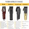 Royalty Headwear Professional Hair Clipper Guards Cutting Guides - Fits All Wahl & Babybliss Clipper Trimmers - 3 Adjustable Lengths in 1 Guard (1.5mm, 3mm, & 4.8mm)