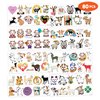 Goat Temporary Tattoos 8 Sheets 80 PCS Farm Goat Party Decorations Supplies Favors Animals Theme Birthday Cute Stickers Christmas Gifts for Boys Girls Kids Class School Prizes Carnival