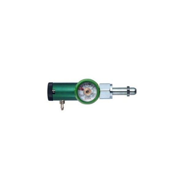15 LPM Oxygen Regulator CGA-540 w/Barb Outlet by Responsive Respiratory #120-1061C
