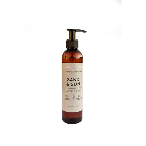 Generic Castile Soap, Summer Scents, Organic Coconut Oil, Organic Sunflower Oil, No Palm Oil, Vegan, Cruelty Free (Sand&Sun)