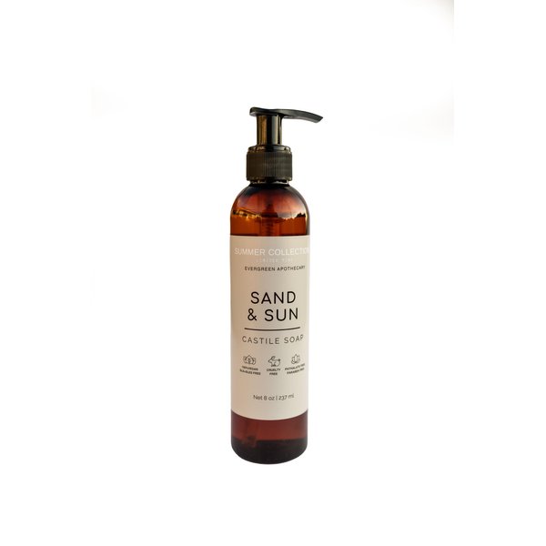 Generic Castile Soap, Summer Scents, Organic Coconut Oil, Organic Sunflower Oil, No Palm Oil, Vegan, Cruelty Free (Sand&Sun)