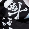 45Pcs Pirate Banner, Pirate Theme Party Decorations Supplies, Skull Pirate Flag Triangle Flag for Pirate Party Birthday Party and halloween Decoration