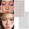 3D Face Jewels Makeup Eyes Self-adhesive Crystal Diamond Tattoo Stickers Stars Heart Gems Pearl Rhinestones DIY Women Eyes Face Body Art Party Festival Accessories