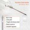 JIBENGAO U-100 Syringe with Needle 31Ga 1cc 5/16"(8mm)- Pack of 20 Pcs