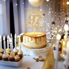 Happy 97th Birthday Cake Topper, 97th Birthday Decorations for Men/Women, Cheers to 97 Years, 97 Fabulous, 97th Happy Birthday Party Supplies Gold Glitter