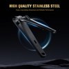FERYES Elegant Nail Clippers 2-Piece Set - Toenail Clippers and Fingernail Clippers, Sharp Nail Cutters for Men and Women, Precision Grooming for Stunning Nails - Black