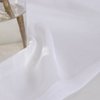 MYSTIC-HOME Sheer Curtains White 63 Inch Length, Rod Pocket Voile Drapes for Living Room, Bedroom, Window Treatments Semi Crinkle Curtain Panels for Yard, Patio, Villa, Parlor, Set of 2, 52"x 63"