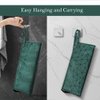 Ezindraw Travel Case Compatible with Dyson Airwrap & Curling Iron, Portable Carrying Waterproof Organizer for Hair Attachments, Portable Carrying Storage Case for Hair Dryer (Emerald Green)