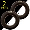 Mission Automotive 2-Pack of 4.80/4.00-8" Premium Replacement Tire Inner Tubes - For Wheelbarrows, Lawn Mowers, Hand Trucks, Carts, Trailers and More - Tube for 4.80 4.00-8/480/400-8 Wheel