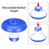 ATIE Collapsible/Retractable Pool Spa 1" Chlorine/Bromine Tablet Dispenser for Pool, Spa, Hot Tub, and Fountain, Perfect for Inflatable & Above-Ground Pools