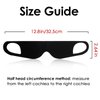 FRESHME Zero Pressure Sleep Mask - Lightweight Breathable Blockout Eye Mask for Sleeping with Ear Hanging Elastic Strap for All Sleep Positions Men Women Soft and Comfortable Black Eye Blinder Travel