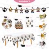 Dog Birthday Party Supplies – Dog Themed Decorations for Puppy Birthday Celebration, Cake Topper, Paw Balloons, Chien Walking Balloon and Banner for 20 Guests (Puppy)