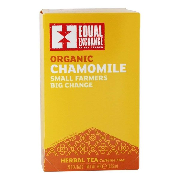Equal Exchange - Organic Small Farmers Big Change Herbal Tea Caffeine Free Chamomile - 20 Tea Bags
