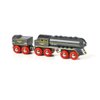 BRIO World - 33697 Speedy Bullet Train - Engaging 2-Piece Wooden Toy Train Set | Ideal for Kids Age 3+ | Enhances Motor Skills | Compatible Railway Toys | FSC Certified Materials