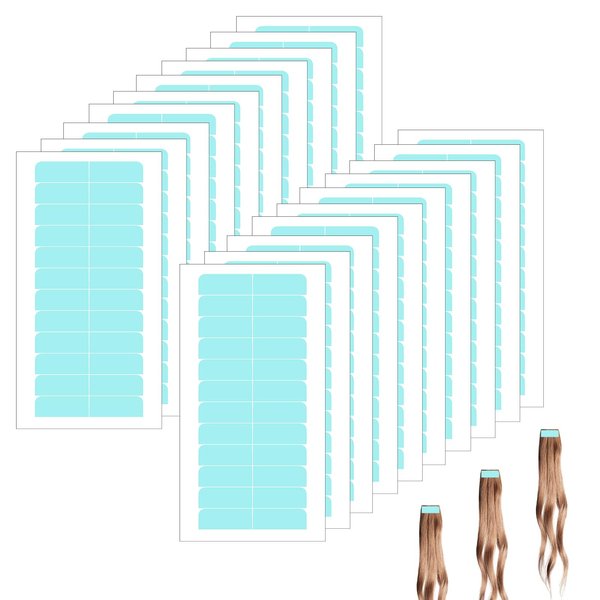 Ouligay 240Pcs Lace Front Wig Tape Strips Hair Extension Tape Waterproof Lace Tape for Wigs Toupees Hairpiece