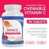 Zahler Junior C Advanced Chewable Vitamin C for Kids - Immune Support Kids Vitamins in Delicious Orange Flavor - Kosher Kids Vitamin C for Immunity - Vitamin C Chewable Antioxidant - (90 Count)