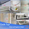 Caulk Strip Caulk Tape, 17.39FT x 1.5IN Self Adhesive Caulking Sealant Tape for Kitchen, Countertop, Bathroom, Sink, Bathtub, Toilet and Floor Wall Edge Protector