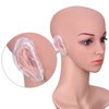 200 Pack Clear Disposable Ear Protectors Waterproof Ear Covers for Hair Dye, Shower, Bathing