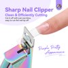 SAVILAND Acrylic Nail Cutters for Nail Tips: Chameleon Acrylic Nails Clipper with Sizer Magnets Nail Cutter 15PCS Sharp Nail Tech Supplies Nail Trimmer Manicure Tool Nail Accessories Women Salon Home
