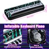 Leyndo 2 Pcs Inflatable Keyboard Piano Rock Star Toys Inflatable Party Props Electric Blow up Keyboard Piano Rock and Roll Party Decorations for Kids 80s 90s Themed Party Carnival Birthday Supplies