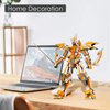 Piececool 3D Puzzles for Adults Metal Mecha Figure Model Kits-Crescent Blade Armor, Brain Teaser Puzzles for Teens DIY STEM Toys, Great Birthday Gifts, 285 Pcs