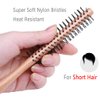 PERFEHAIR Small Round Brush for Short Hair, 1 Inch Mini Quiff Roller for Women and Men, Best for Thin Hair, Bangs, Beard, Styling, Lifting, Curling